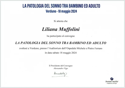 La patologia del sonno tra bambino e adulto - 2024
