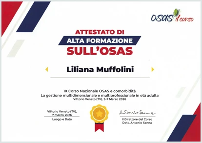 IX Corso Nazionale OSAS - 2026