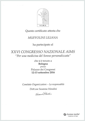 XXVI Congresso Nazionela AIMS - 2016